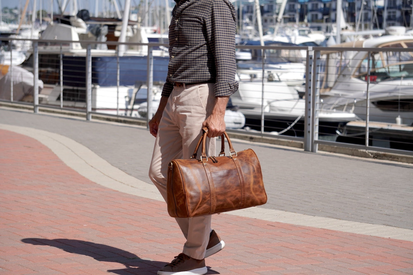 Brown Napoli Duffle