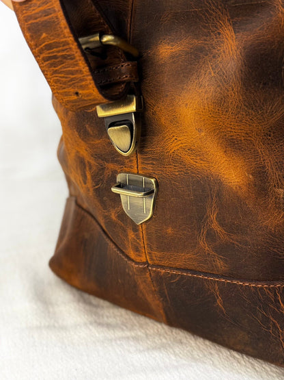 Brown Vittoria Duffle