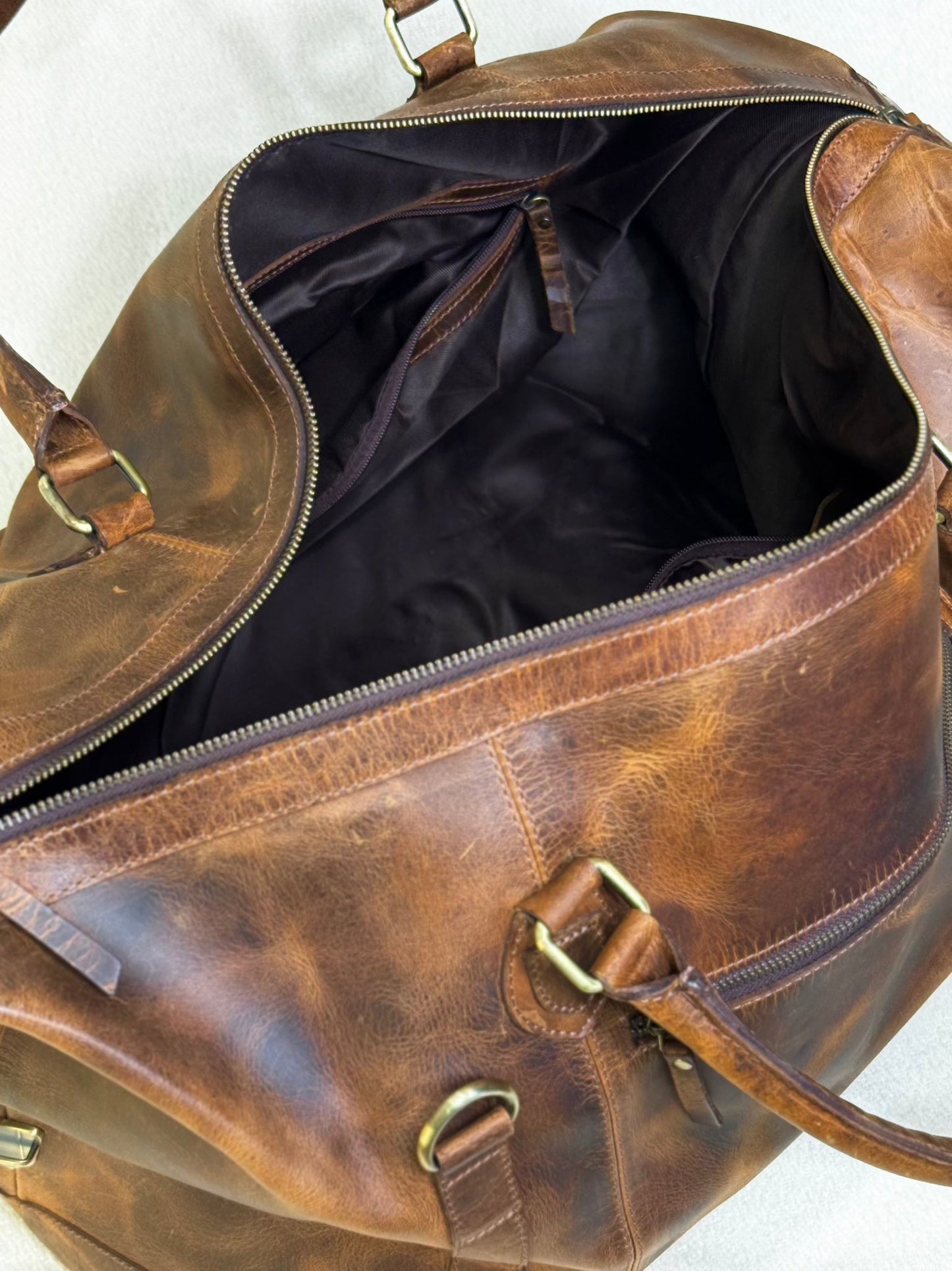 Brown Vittoria Duffle