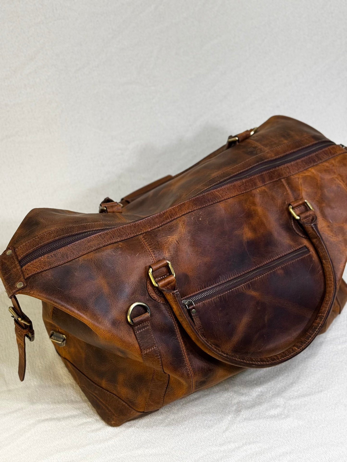 Brown Vittoria Duffle